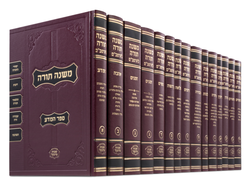 רמב״ם Full Edition - Small Size (16 Volumes) (10 x 7 in.) FREE SHIPPING!!